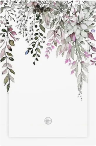 Miniatura 30 de Cubierta decorativa para interruptor de luz, diseño de pájaros y flores florales en blanco y negro, 2 bandas, cubierta decorativa para pared, placa