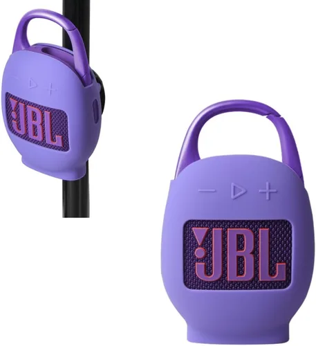 Miniatura 19 de Hermitshell Estuche de transporte de silicona de repuesto para altavoz Bluetooth inalámbrico JBL Clip 3 portátil e impermeable (negro camuflaje)
