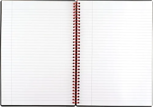Miniatura 6 de Black n' Red cuaderno, diario de negocios, 11-3/4" x 8-1/4", 70 hojas, rayado, papel Optik, aplicación Scribzee, cubierta de polímero flexible