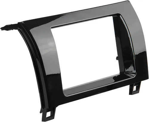 Scosche TA2073B Kit de instalación de tablero de radio de bolsillo doble DIN o DIN individual con almacenamiento de radio compatible con Toyota
