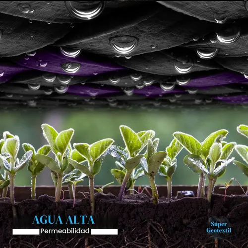 Miniatura 4 de Super Geotextile Tela profesional de barrera de malezas geotextil de 5 onzas, tela de paisaje resistente para jardinería, paisajismo, tela