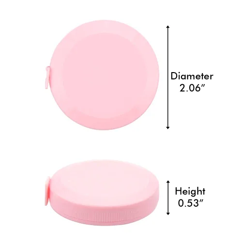 Miniatura 3 de 2 cintas métricas para el cuerpo, cinta métrica suave para tela de costura corporal, tela a medida, juego de cintas métricas retráctiles de doble