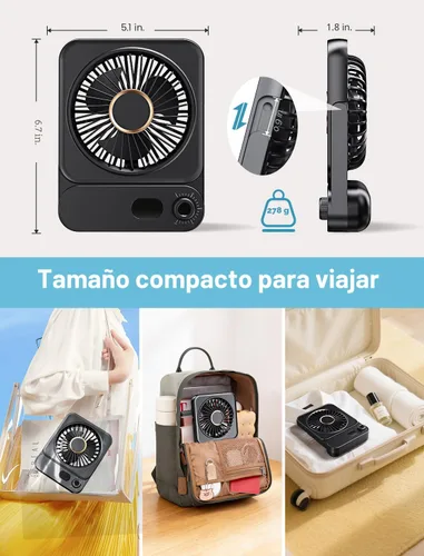 Miniatura 5 de Shintrend Ventilador magnético aprobado por cruceros, ventilador portátil recargable con 100 velocidades, montaje magnético para techo y pared