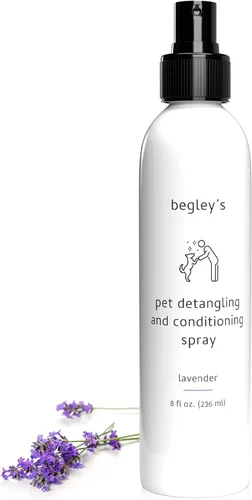 Miniatura 18 de Begley's Aerosol desenredante para mascotas, espray desenredante perfumado de aceite esencial de primera calidad para perros, cachorros y gatos