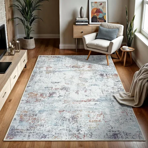 Miniatura 15 de GLN Rugs Contemporary Collection - Alfombra de felpilla lavable a máquina, contemporánea, antideslizante, de pelo corto, alfombra de felpilla