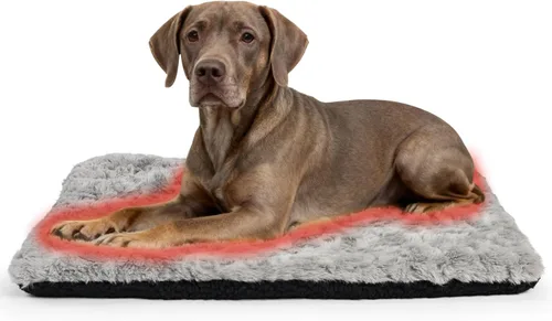 Miniatura 10 de NAMOTEK Cama para gatos autocalentable para interiores y exteriores, súper suave, autocalentable, almohadilla térmica lavable para gatos y perros
