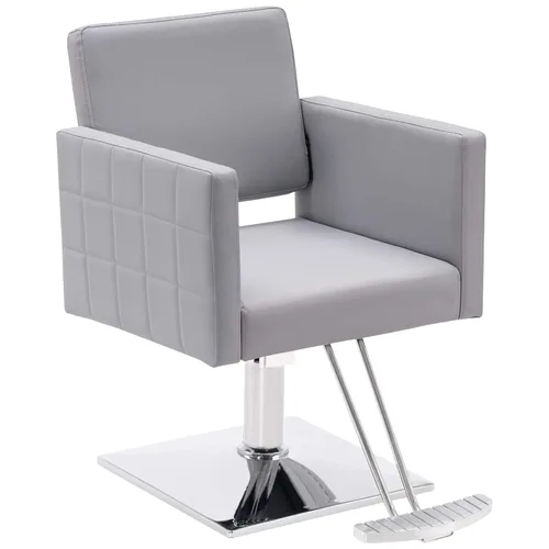 Miniatura 9 de Silla BarberPub para estilista de salón, silla de peluquería hidráulica, altura ajustable, cuero PVC, giro de 360 grados, barbería, salón en casa