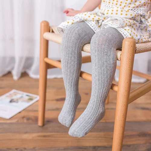 Miniatura 5 de Century Star Medias de bebé para niñas leggings de algodón suave para bebés calcetines de punto sólido medias cálidas pantalones para recién nacido