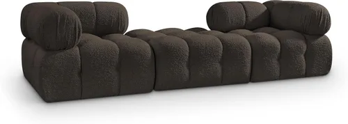 Miniatura 48 de Meridian Furniture 611Cream-S68A Colección Ames Moderno Sofá modular contemporáneo con tela de boucle color crema, modular para crear