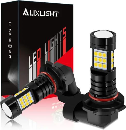 Miniatura 13 de AUXLIGHT H1 Bombillas LED antiniebla DRL, 3000 lúmenes, bombillas de repuesto extremadamente brillantes para automóviles, camiones, amarillo dorado