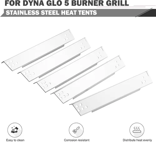 Miniatura 4 de Piezas de repuesto de escudo térmico DGP552SSN-D para piezas de parrilla Dyna Glo 70-01-791 DGP552SSP-D DGP552SSP DGP552CSP-D Dyna Glo 5 piezas