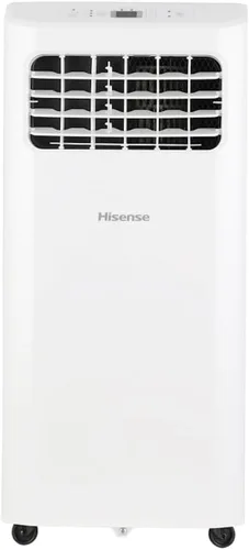 Hisense Aire acondicionado portátil de 5000 BTU DOE (115 voltios) blanco ventilado, control remoto, enfría 150 pies cuadrados, temporizador de 24