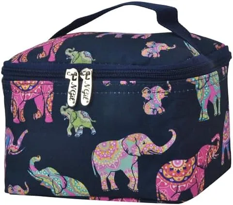 Miniatura 8 de NGIL Bolsa de cosméticos de viaje, bolsa organizadora de maquillaje para mujeres y niñas, Azul Rey Diamantina, Casual