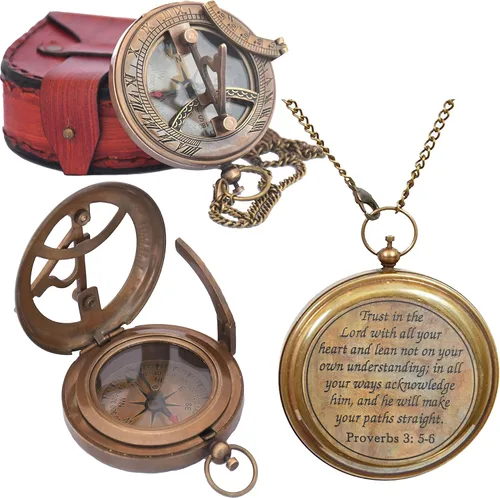 Miniatura 7 de Brújula grabada para regalos de confirmación, regalos de bautismo, mejor Pascua, regalos de cumpleaños, regalos de graduación, regalos de boda