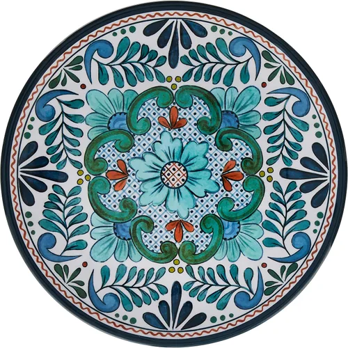 Miniatura 2 de Certified International - 20286Set/6 Certified International Talavera - Platos de ensalada/postre de 9 pulgadas, juego de 6, 9 pulgadas, multicolor