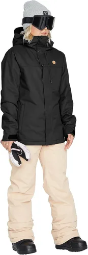 Miniatura 4 de Volcom Chaqueta con capucha Bolt para mujer con aislamiento para snowboard y esquí Negro