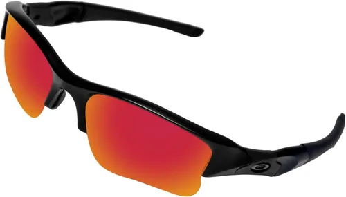 Miniatura 2 de BroLizard - Lente polarizada para gafas de sol Oakley Flak Jacket XLJ, rojo