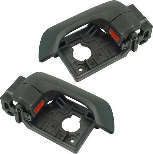 Miniatura 37 de TRQ Juego de 2 manijas de puerta interior trasera cromada y cachemira para Chevy GMC