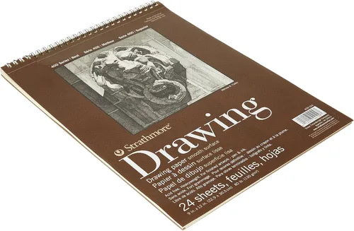 Miniatura 2 de Strathmore (400-108) 400 Series - Papel de dibujo superficie lisa, 24 hojas, 18 x 24 pulgadas