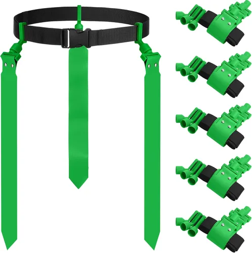 Miniatura 28 de Junkin 6/10 jugadores bandera fútbol conjuntos ajustables cinturones de fútbol y banderas para jóvenes, adolescentes, niños, adultos, jugadores