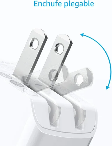 Miniatura 4 de Anker - Paquete de 2 unidades de bloque de carga USB A de 12W con dos puertos y enchufe plegable, caja de carga, cubo para iPhone 16 15 14 13 12 Pro