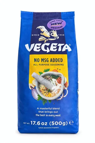 Vegeta, condimento gourmet, sin MSG, bolsa de 17.6 oz 500g