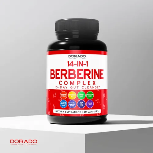 Miniatura 5 de Suplemento GLP-1 para mujeres y hombres (30 unidades) GLP1 Berberina 15 días limpieza intestinal desintoxicación y limpieza apoyo del metabolismo
