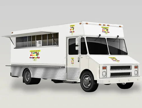 Miniatura 6 de Adhesivos personalizados para camiones de alimentos, paletas, paletas, comida y bebida, concesión de concesión, 10 pulgadas, diseño lateral más 10
