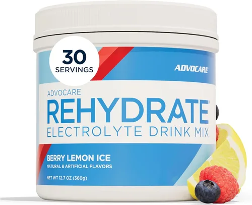 Miniatura 9 de AdvoCare Rehydrate - Mezcla de bebida con electrolitos - Incluye magnesio, sodio, potasio y calcio - Antioxidante y fortificado con aminoácidos