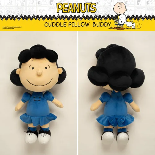 Miniatura 5 de Coleccionables Peanuts Lucy Ropa de Cama Almohada de Peluche Super Suave Decorativa para Arrojar y Acurrucarse, (Producto Oficialmente Licenciado)