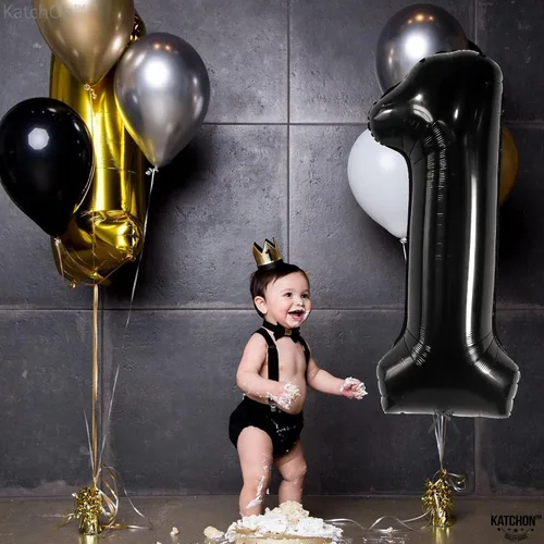 Miniatura 99 de KatchOn, Globo grande azul número 2 de 40 pulgadas Decoraciones de cumpleaños de Baby Shark para niño de 2 años Globo azul número 2 Globo