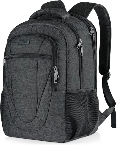 Miniatura 8 de BIKROD Mochila para mujeres y hombres, mochilas escolares extra grandes para adolescentes, mochila resistente al agua para portátiles de 17 Azul