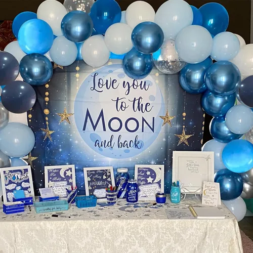 Miniatura 7 de Globos Azules Metálicos Globo Azul, 60 Piezas 12 Pulgadas Kit de Globos Azules Cromados Globos de Látex Azul Marino Perla Claro Macarrón