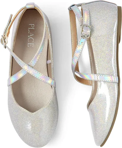 Miniatura 2 de The Children'S Place Zapatos planos de ballet con punta cerrada para niñas