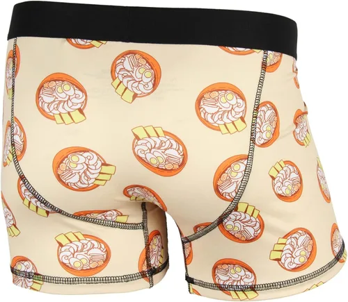 Miniatura 2 de Bioworld Naruto Shippuden Boxers Ichiraku Ramen - Calzoncillos tipo bóxer para sopa de fideos, Beige