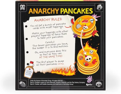 Miniatura 7 de Exploding Kittens – Anarchy Pancakes, de los creadores de Spot It! – Un juego de coincidencias deliciosamente rápido - 2-6 jugadores, a partir de 7