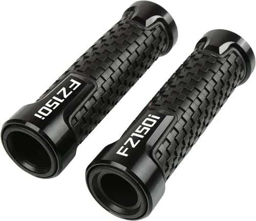 Motocicleta para Y&AMAHA FZ150I FZ 150I 2013 2014 2015 2016 2017 2018 CNC Manija Bar Tapones de extremo y empuñaduras de manillar Accesorios de Negro