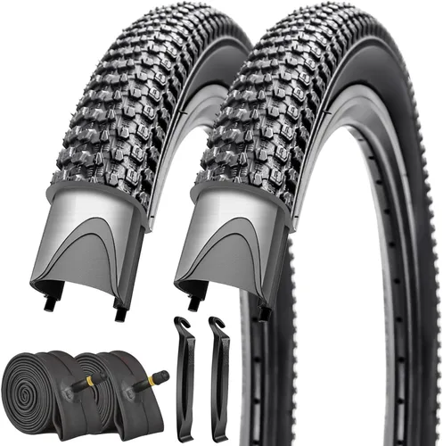 Miniatura 16 de Paquete de 2 neumáticos de bicicleta de 14/16"/18"/20"/26"x2.125" con o sin tubos interiores 14/16/18/20x1.75/1.95/2.125 AV 1.260 in válvulas