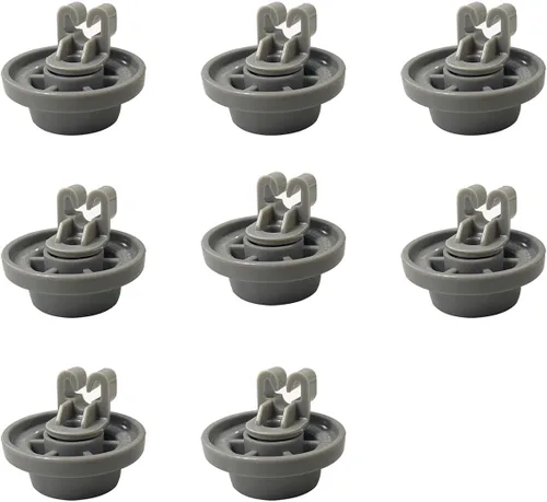 Juego de ruedas de cesta inferior para lavavajillas OEM (8 unidades) - Reemplazo compatible para lavavajillas Samsung Modelo DW80R2031 Series