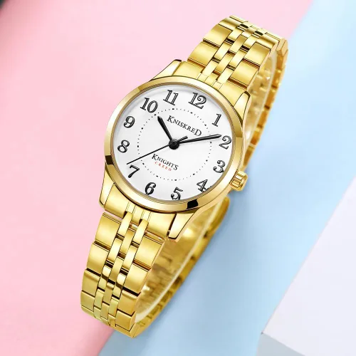 Miniatura 3 de Easy Reader Watch for Women with Solid Stainless Steel Band Ladies Dress Watch Water Resistant