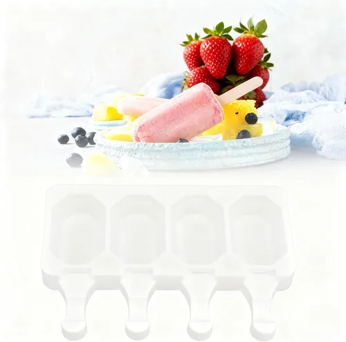Miniatura 8 de Herramienta de helado, herramienta de barra de hielo de silicona multirejilla, a prueba de calor, reutilizable, herramienta para hacer helados