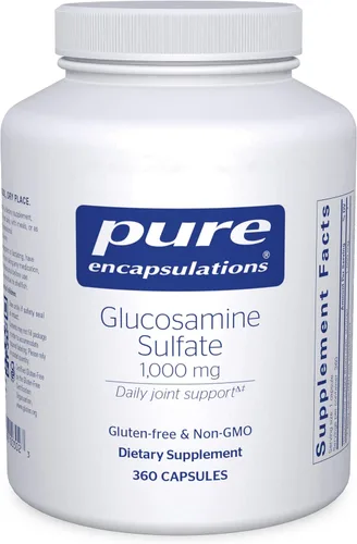 Miniatura 8 de Pure Encapsulations Sulfato de glucosamina 1,000 mg Suplemento para apoyo articular y movilidad, salud del cartílago y tejido conectivo* 60