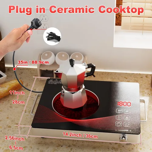 Miniatura 5 de quemadores eléctricos para cocina cocina cocina eléctrica 1 hornillas parrilla eléctrica para cocinar estufa eléctrica portátil estufa de un solo