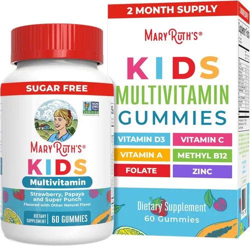 MaryRuth Organics Vitaminas para niños | Multi | Sin azúcar | Suministro para 2 meses | Gomitas multivitamínicas para niños de 2 años en adelante |