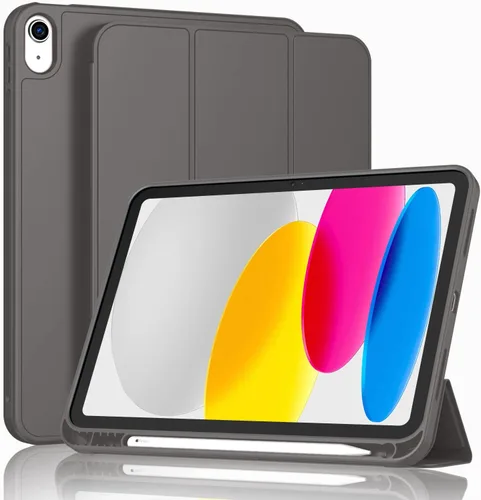 Miniatura 13 de ToaPoia - Funda para iPad (A16) de 11 pulgadas 2025/iPad 10.ª generación de 10.9 pulgadas 2022, cubierta protectora delgada con soporte triple