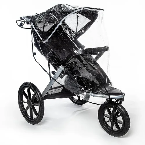 Miniatura 7 de Graco Cobertura Universal Deluxe con Ventana con Cremallera, Protector de Lluvia para Bebé, Tamaño Universal para la mayoría de Carriolas