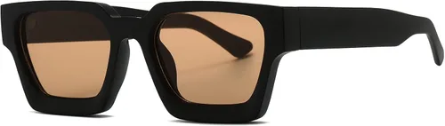 Miniatura 19 de AIEYEZO Gafas de sol cuadradas para mujeres y hombres, gafas de sol cuadradas con montura gruesa, estilo de diseñador simple