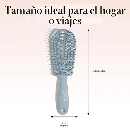 Miniatura 5 de Kitsch Cepillo desenredante para cabello Flexi Flow para mujeres, hombres y niños Cepillos desenredantes para cabello rizado con marco flexible