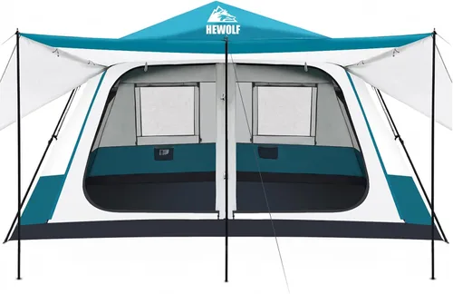 Miniatura 8 de Hewolf Instant Tent for 4-6 Person Camping, Waterproof Easy Pop Up Tent Sets Up in 60 Seconds for Family Outdoor Hiking & Backpacking with Carry Bag