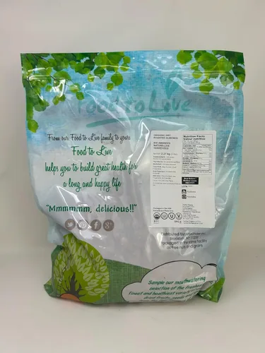 Miniatura 3 de Food to Live Almendras tostadas secas orgánicas, 5 libras, sin OMG, sin sal, veganas, keto, paleo, kosher, a granel, alto en proteínas, fibra